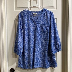 Cj banks 1x lightweight top with button details and front pocket